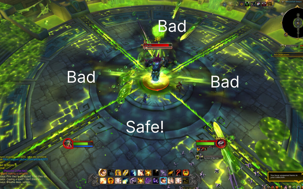 finding the safe spot