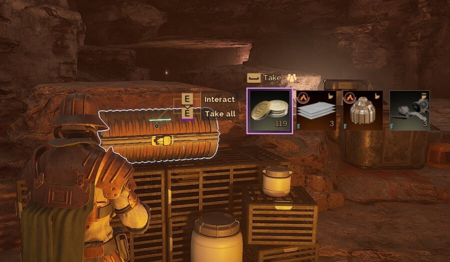 micro sandwich fabric cave chest