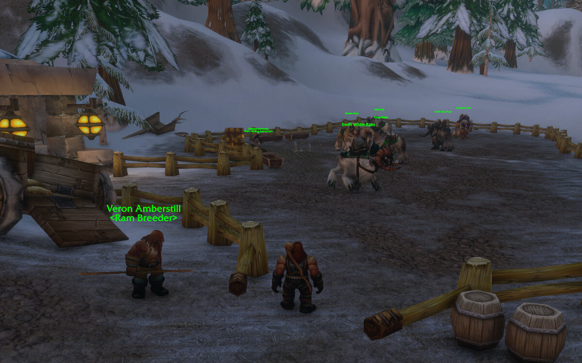 Dwarf mount vendors Dun Morogh ingame