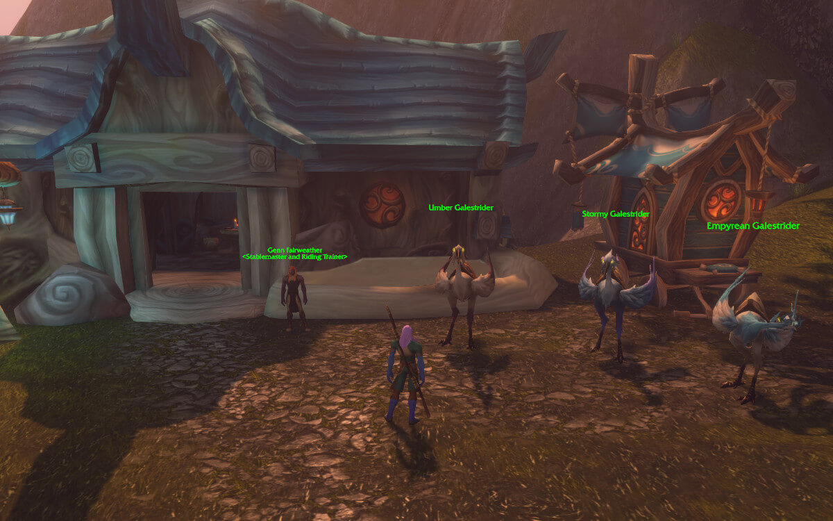 Skyborne mount vendor Zephras Isle ingame